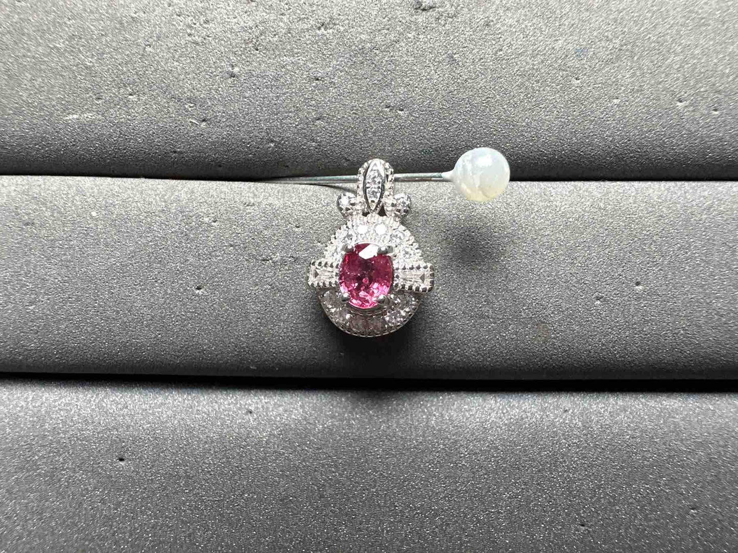 A14354 Pink Ruby Pendant