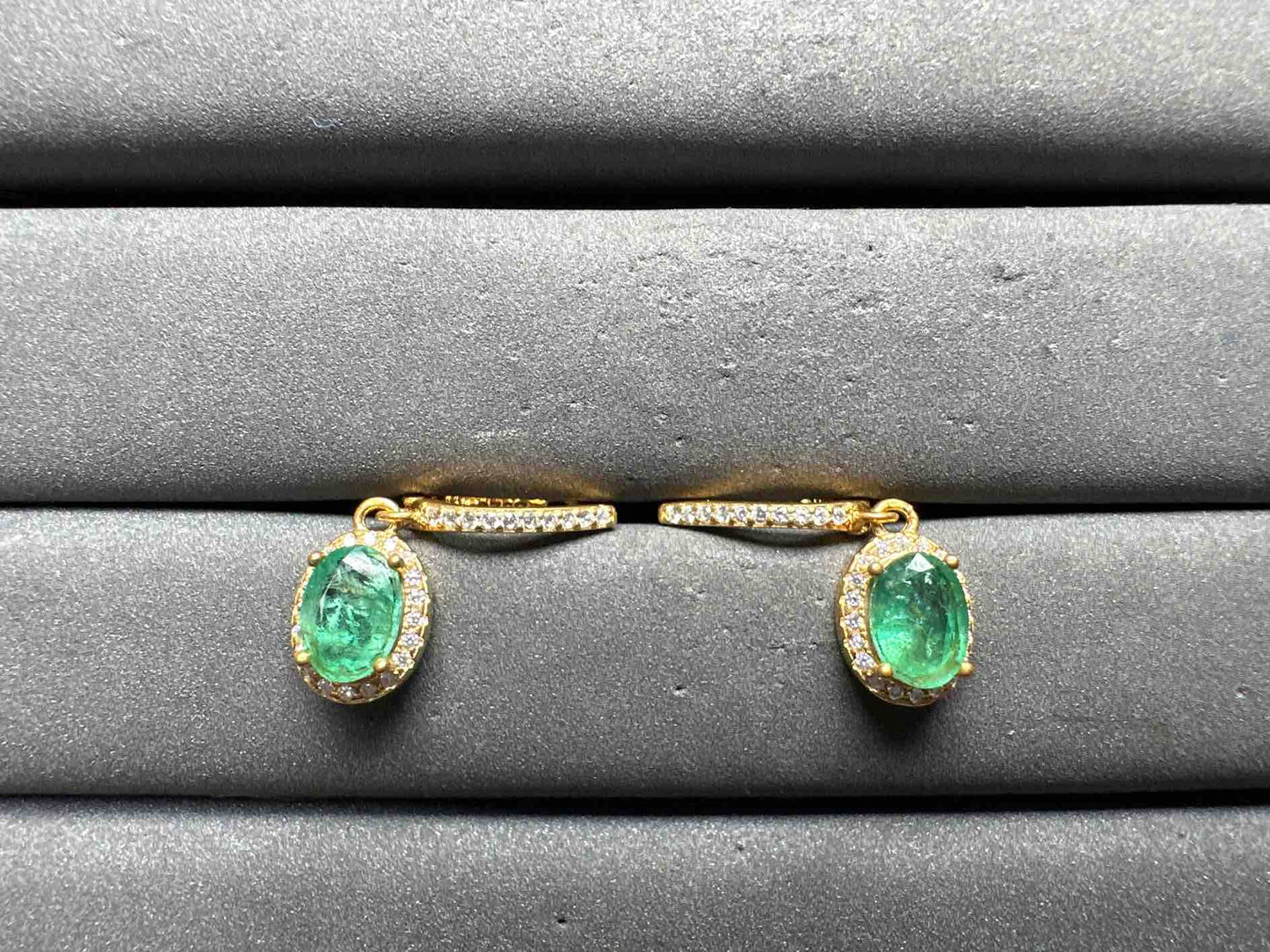 A14411 Emerald Earrings