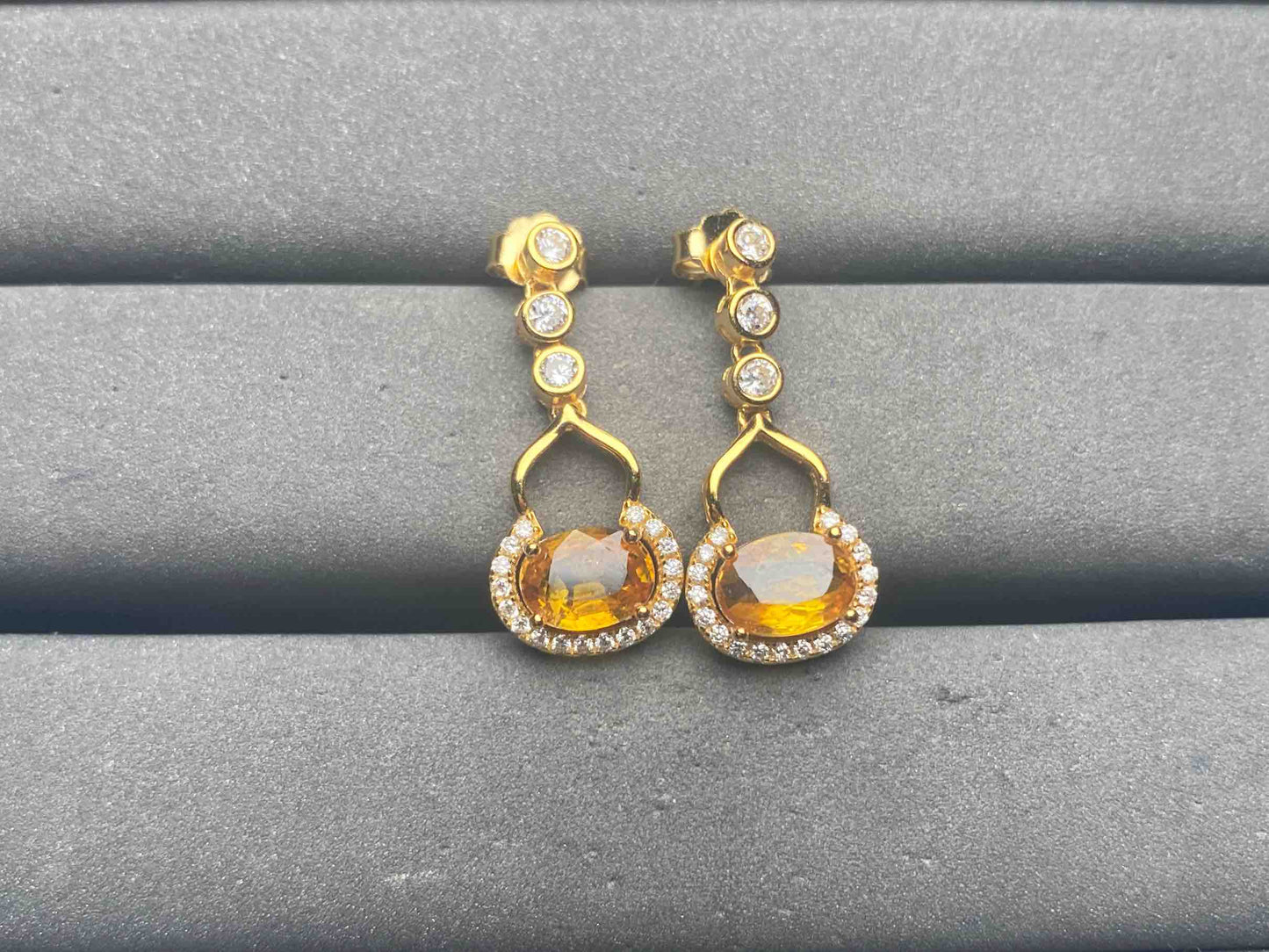 A14639 Citrine Earrings