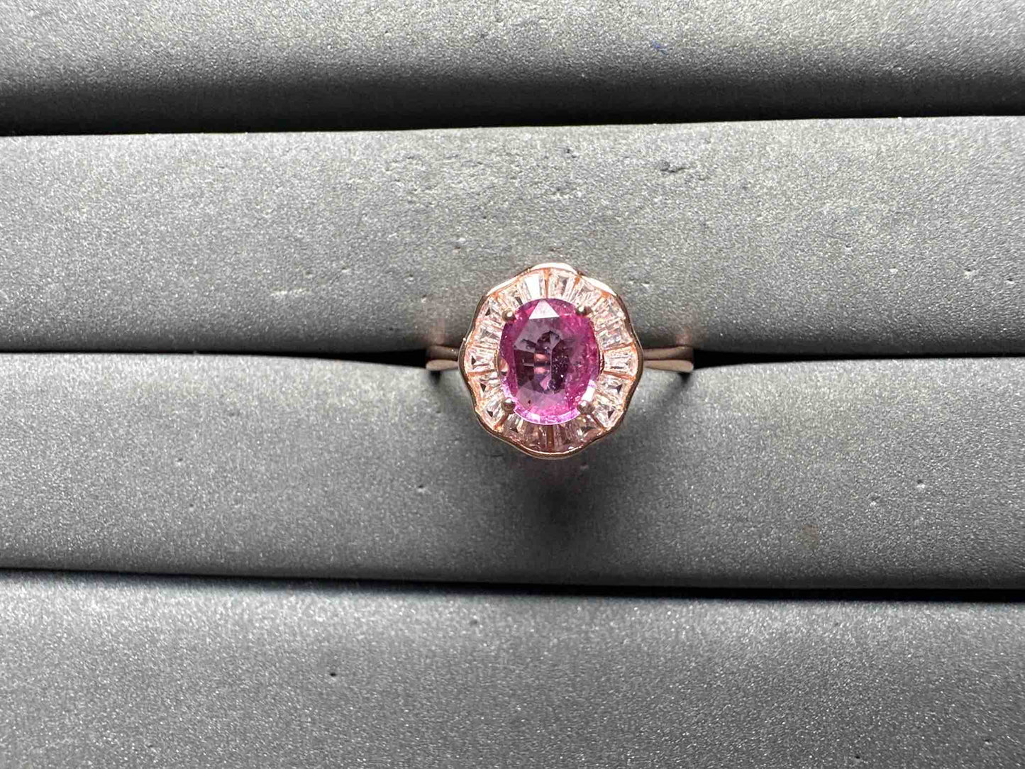 A14827 Pink Sapphire Ring