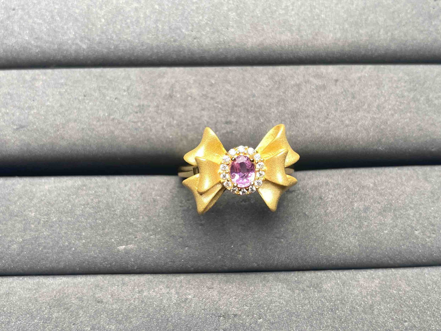 A14865 Pink Sapphire Ring