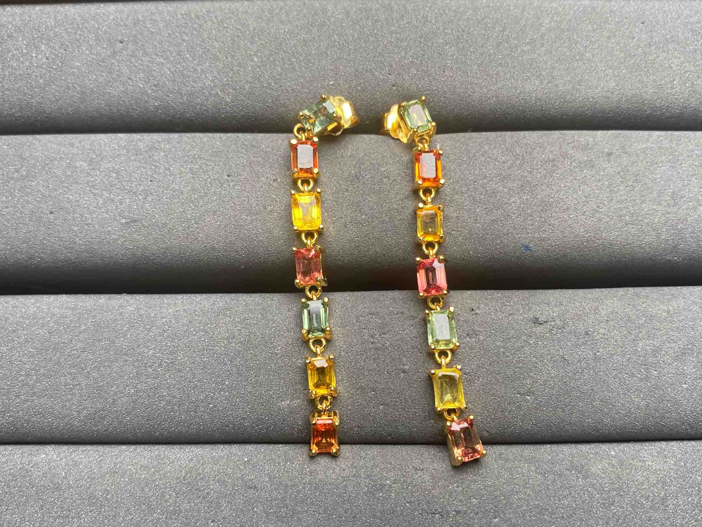 A14969 Cornflower Sapphire Earrings