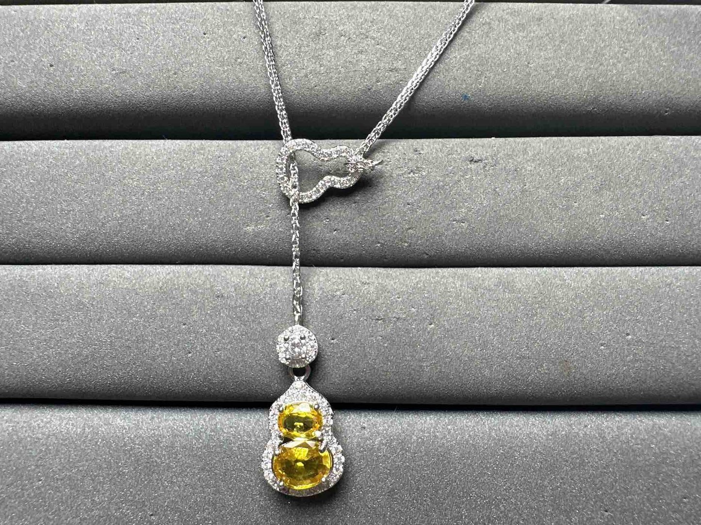 A15007 Yellow Sapphire Necklace