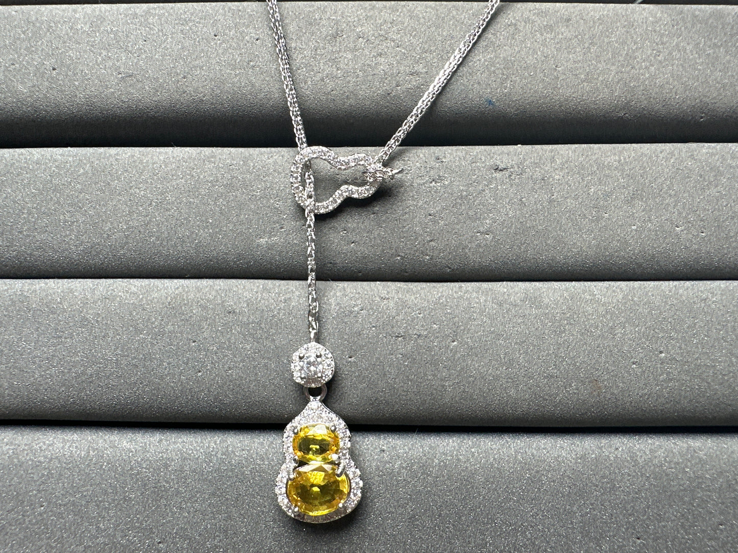 A15008 Yellow Sapphire Necklace