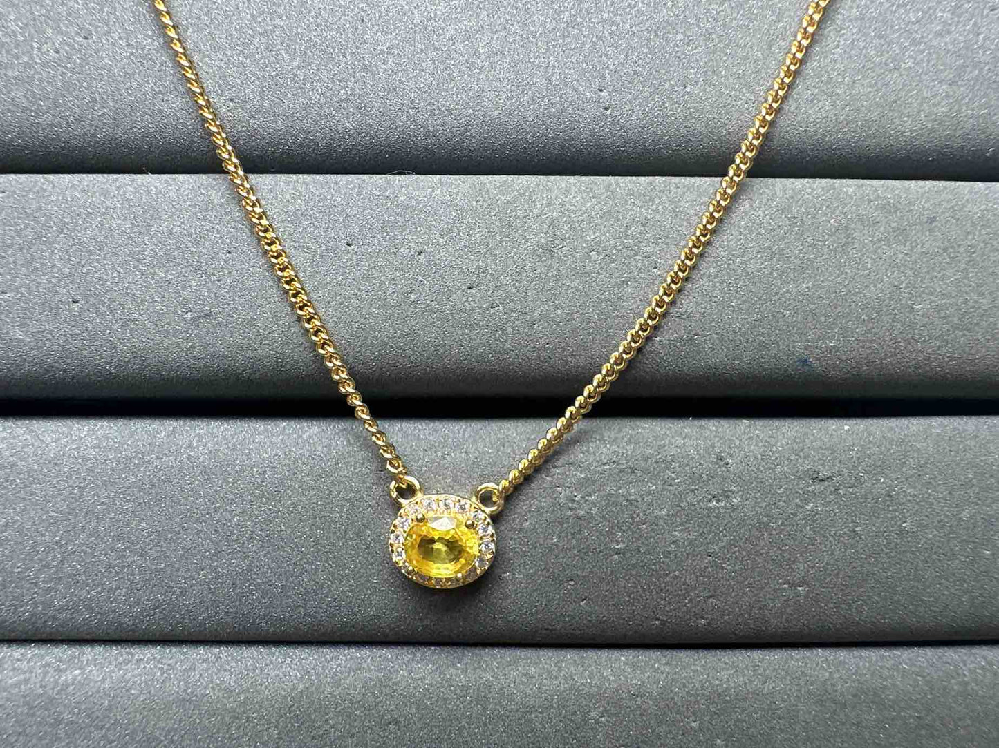 A15011 Yellow Sapphire Necklace