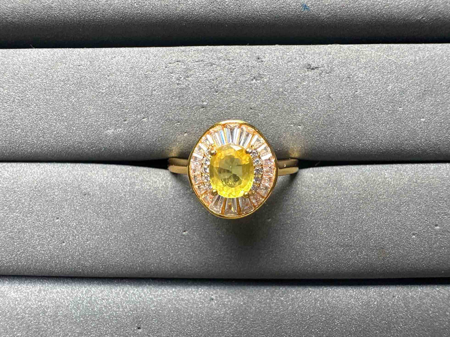 A15044 Yellow Sapphire Ring