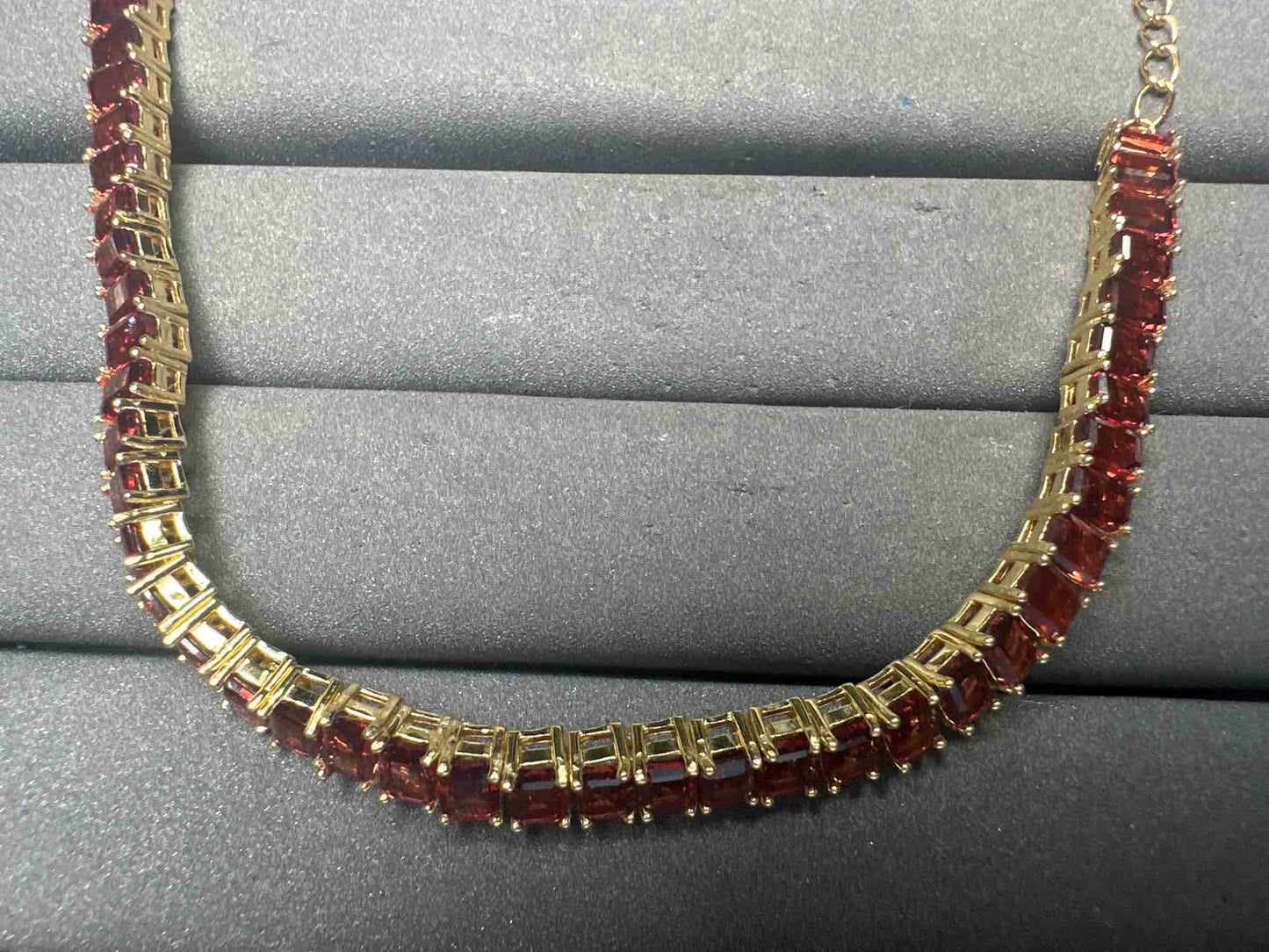 A15100 Garnet Bracelet
