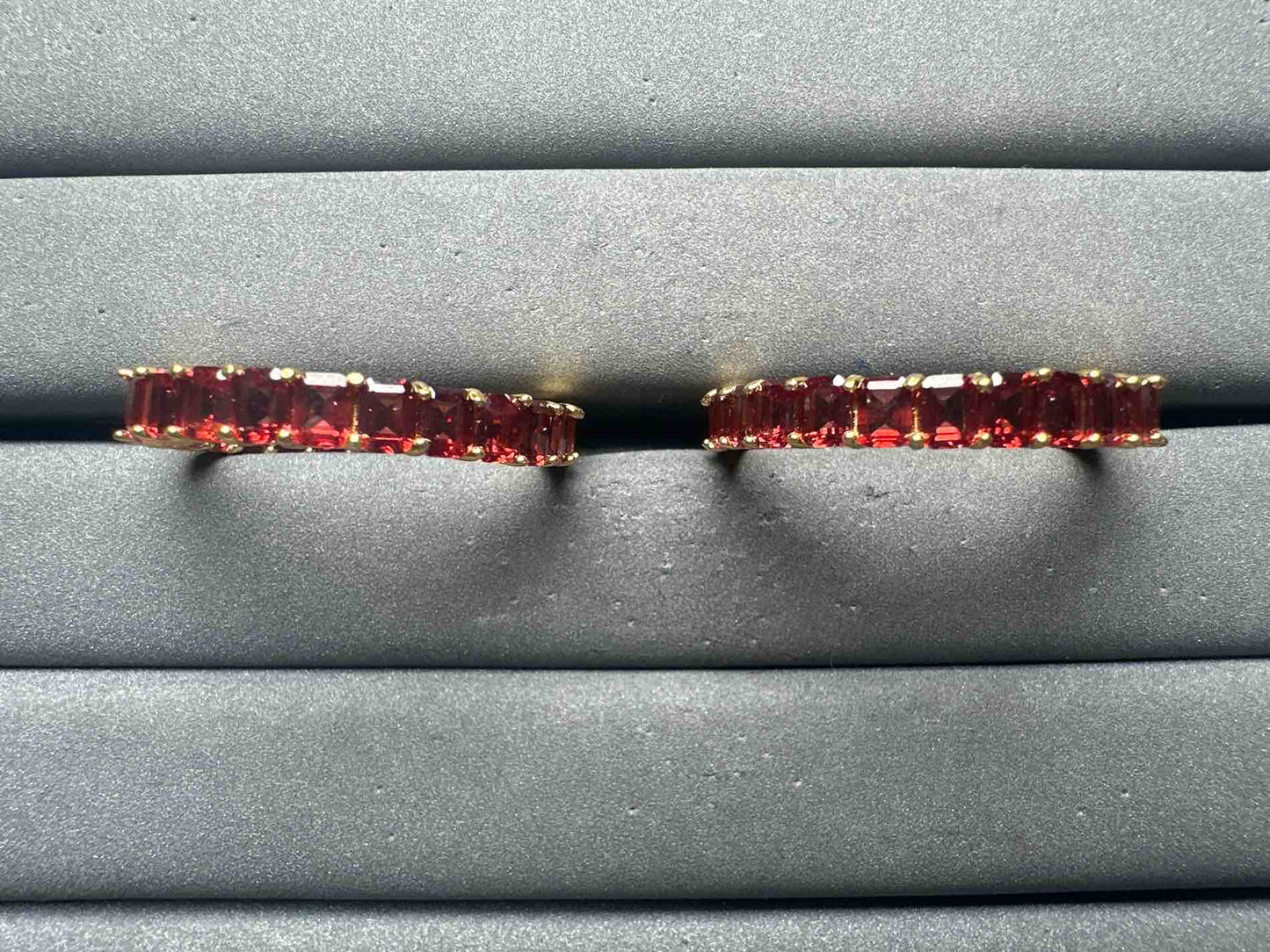 A15102 Garnet Earrings