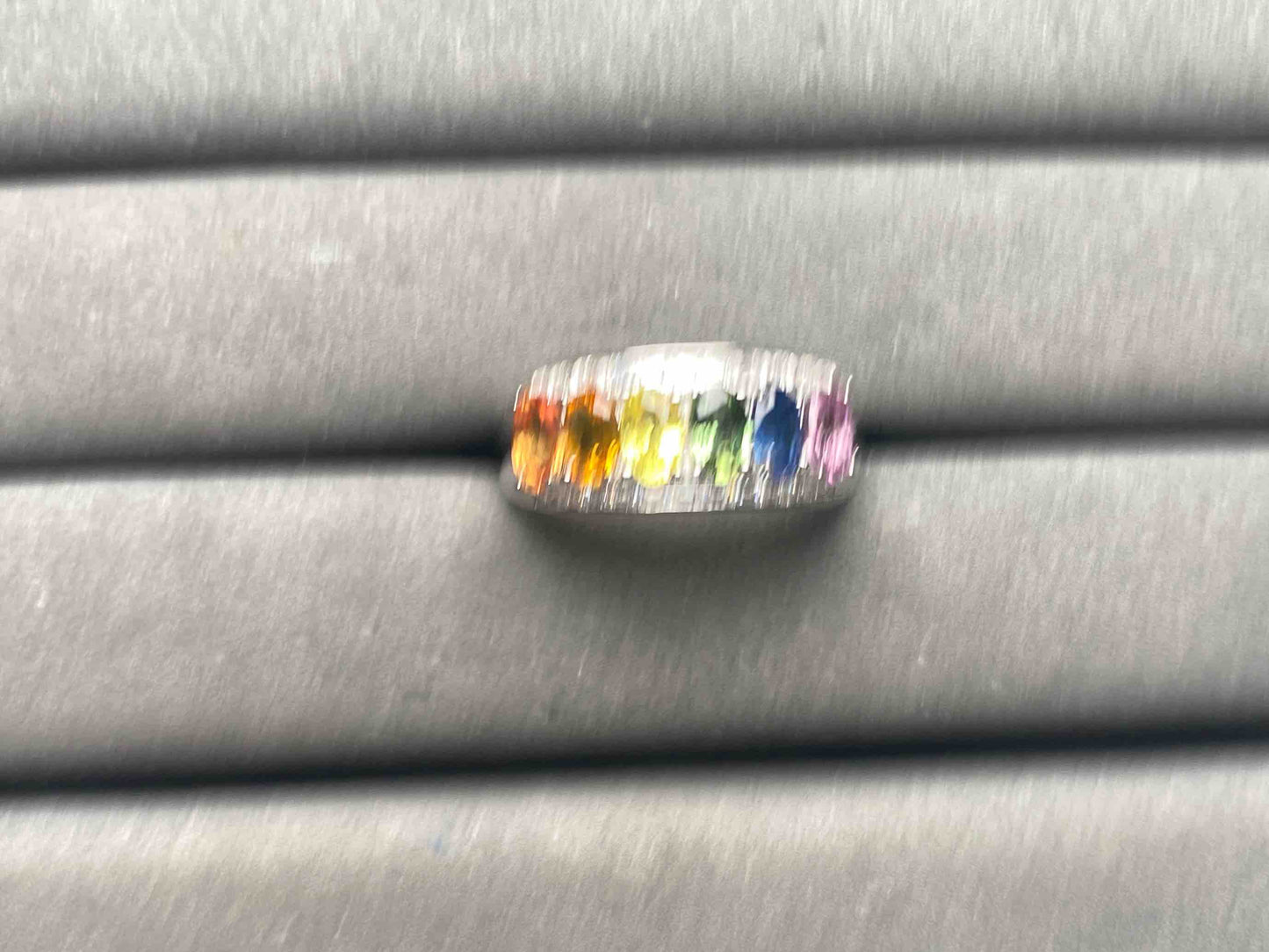 A15150 Colorful Sapphire Ring