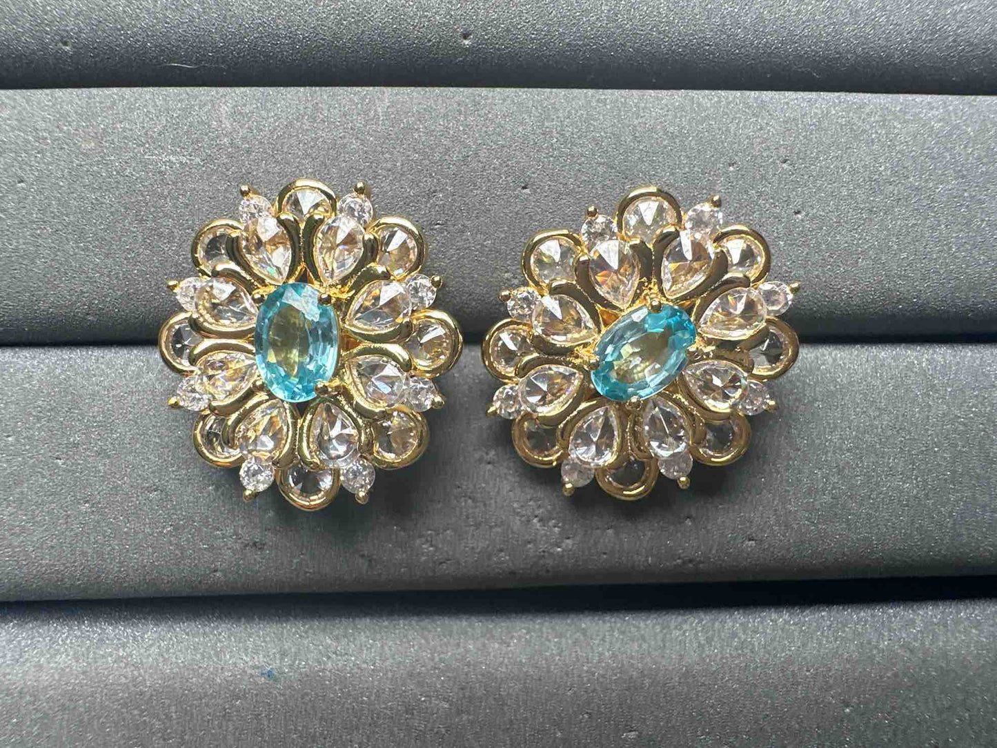 A15189 Natural Zicorn Earrings