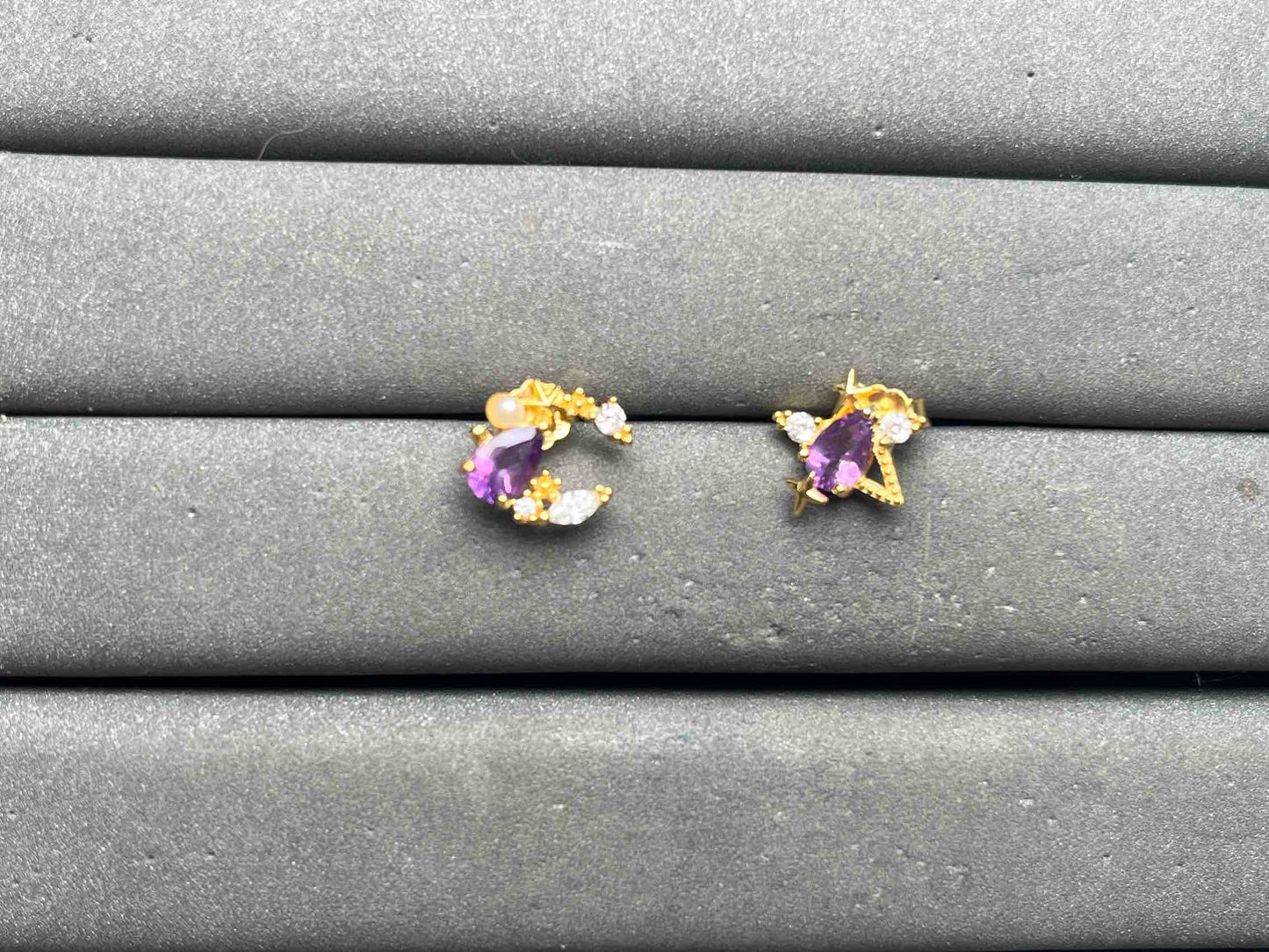A15561 Amethyst Earrings