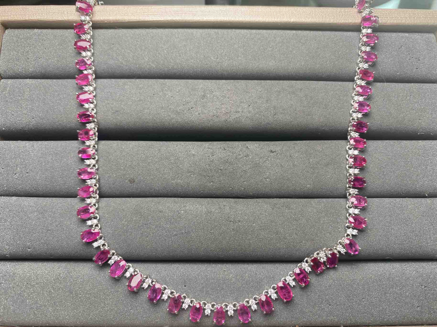 A15743 Ruby Necklace
