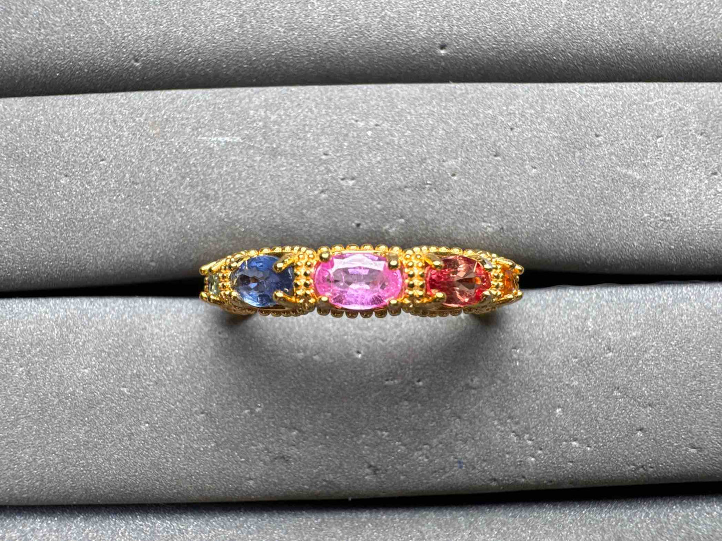 A15963 Colorful Sapphire Ring