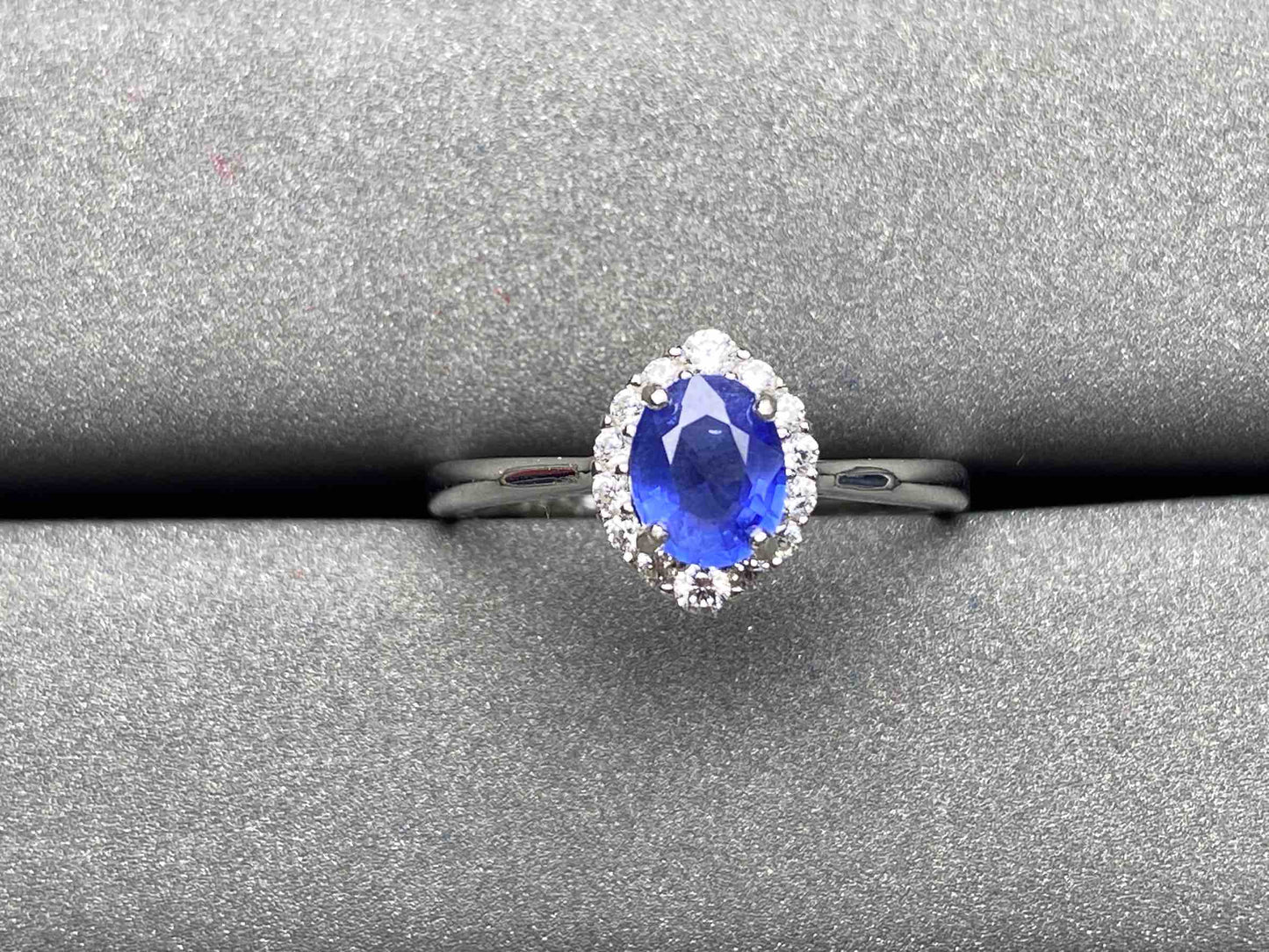 A1702 Cornflower Sapphire Ring