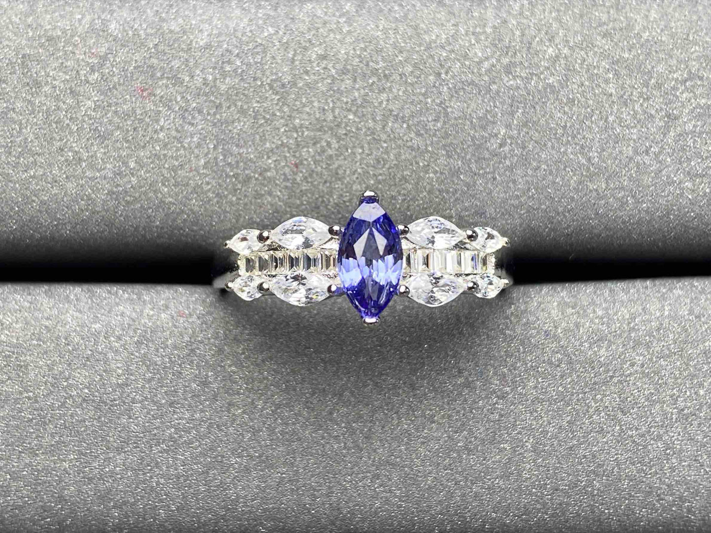 A1708 Cornflower Sapphire Ring