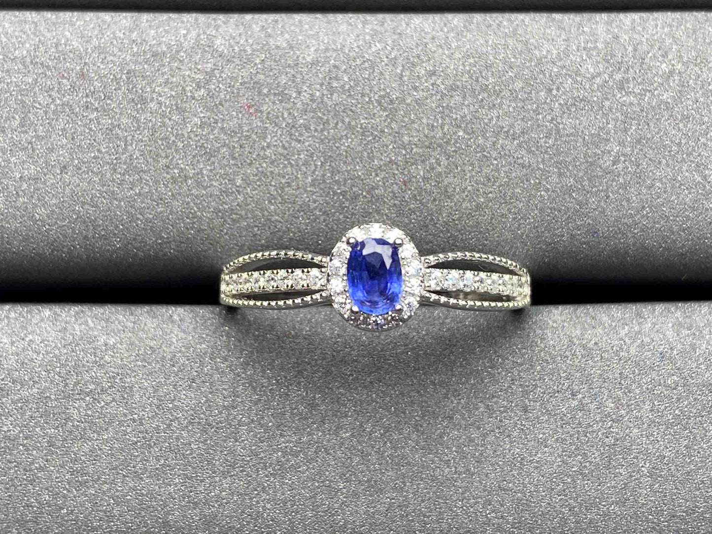 A1722 Cornflower Sapphire Ring