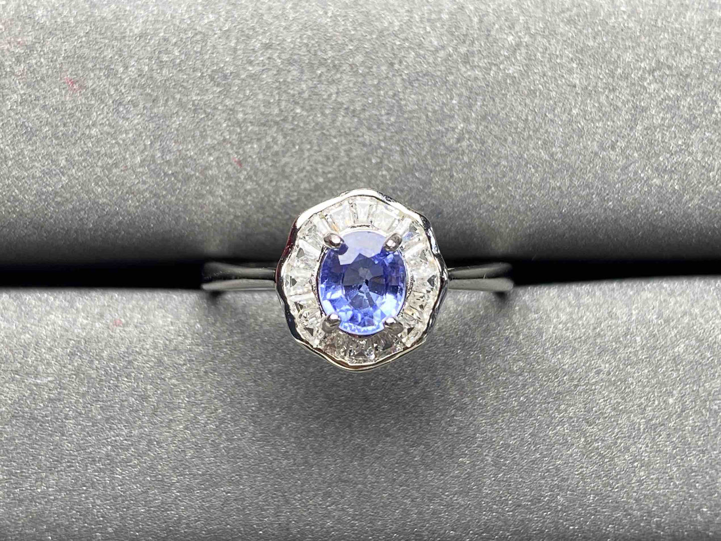 A1731 Cornflower Sapphire Ring