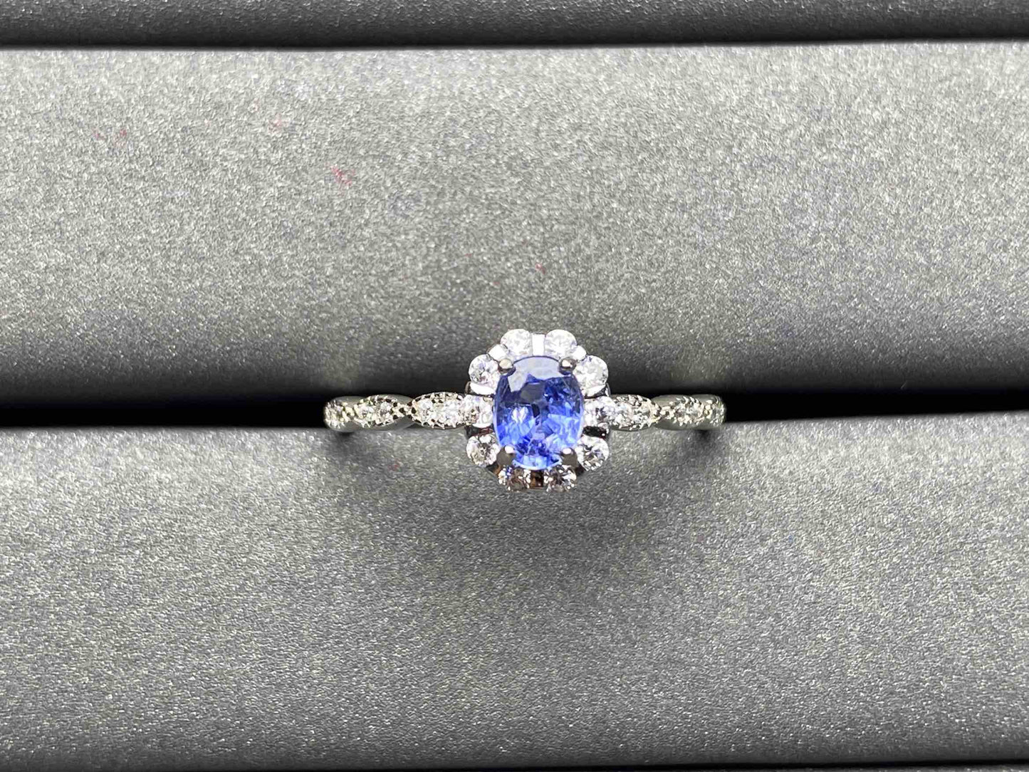 A1740 Cornflower Sapphire Ring