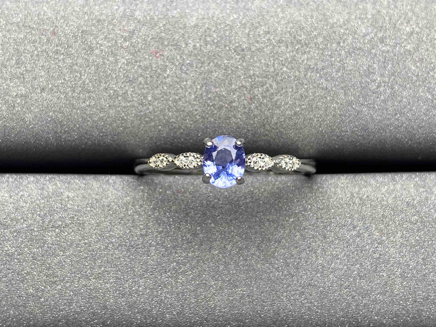 A1756 Cornflower Sapphire Ring