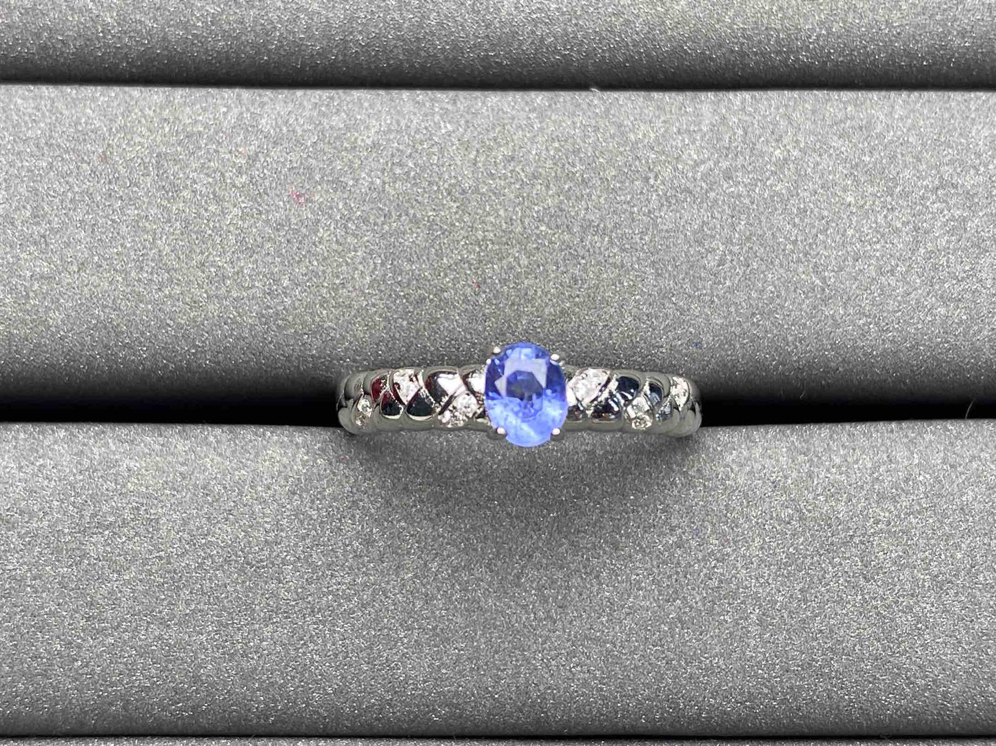 A1777 Cornflower Sapphire Ring