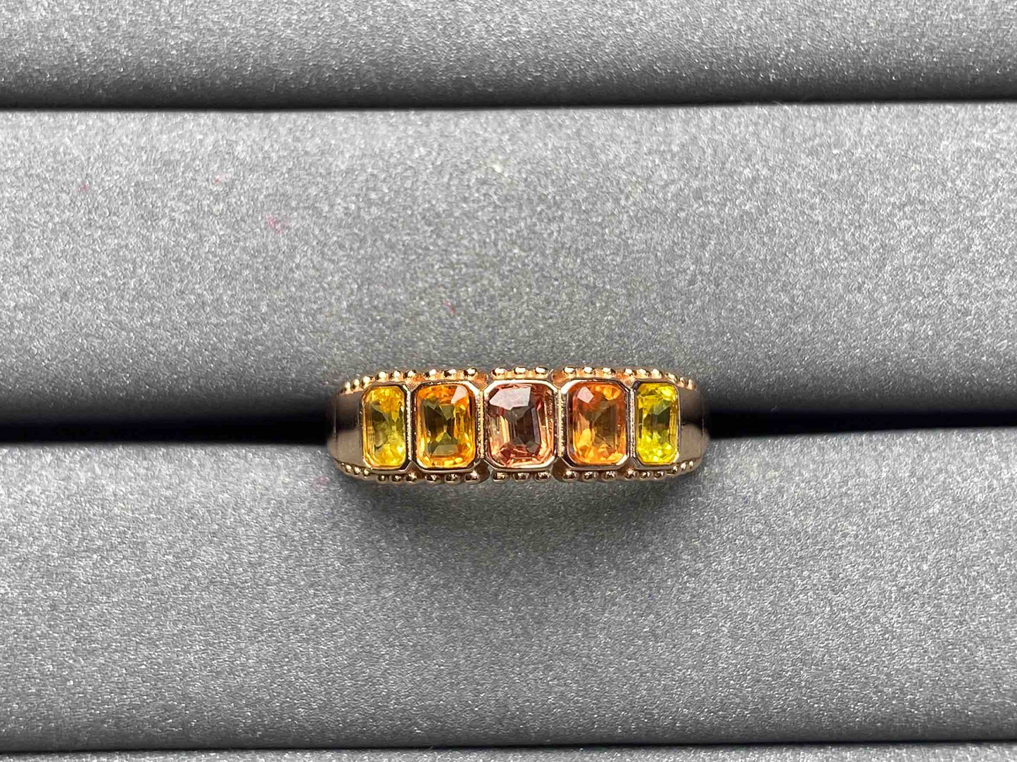 A1836 Colorful Sapphire Ring