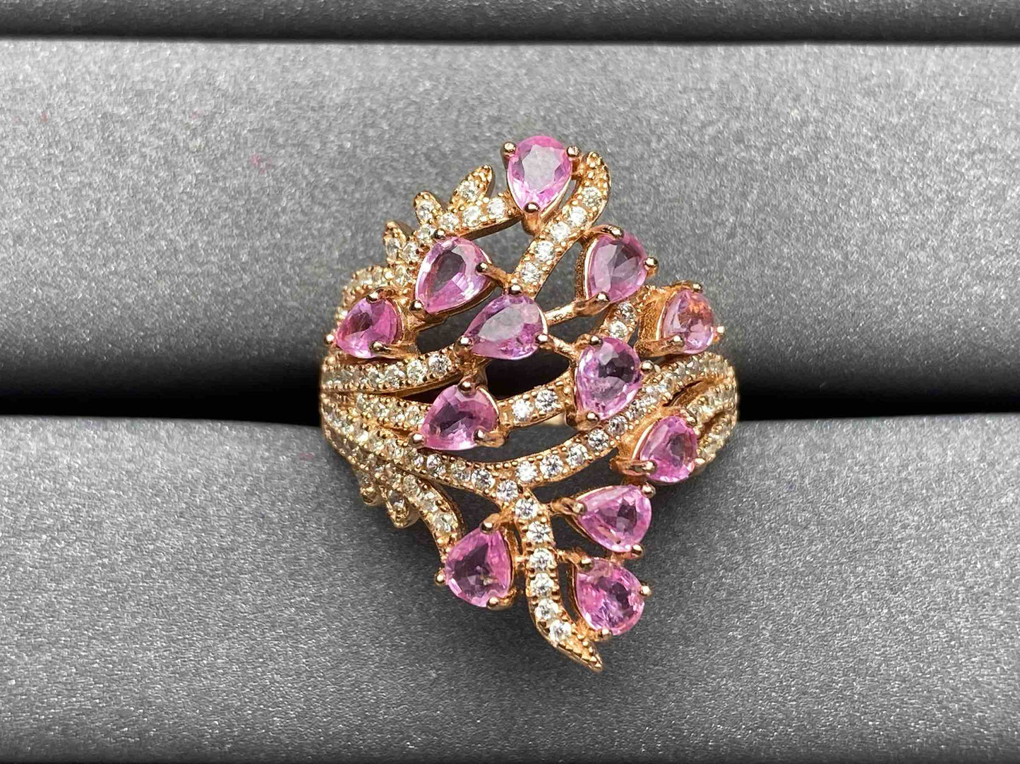 A1853 Pink Sapphire Ring