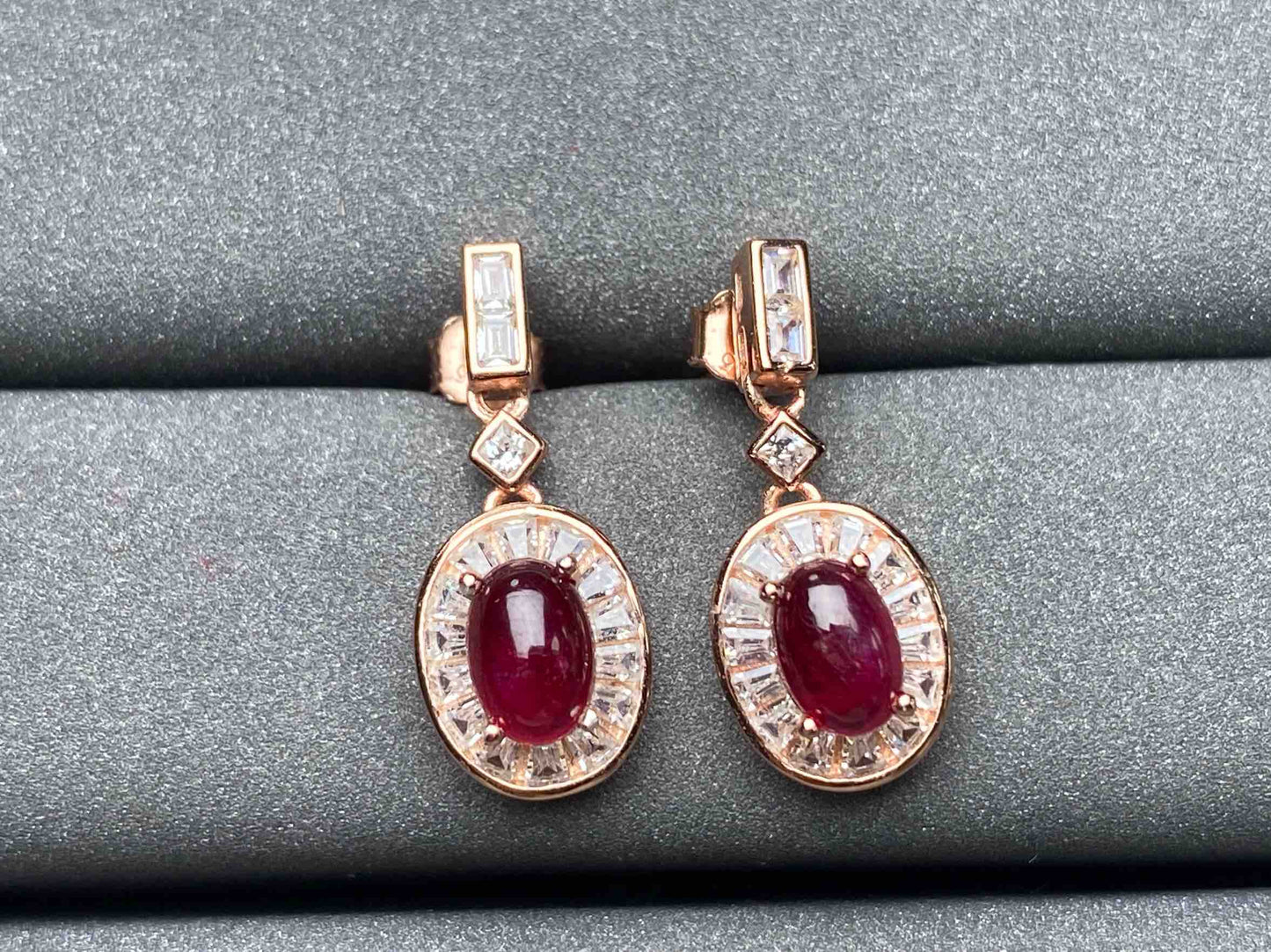 A1857 Ruby Earrings