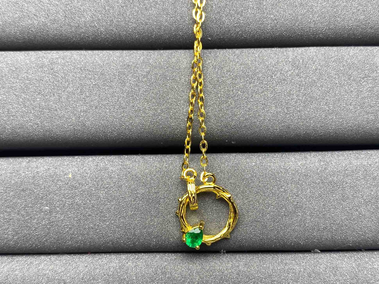 A2 Emerald Necklace