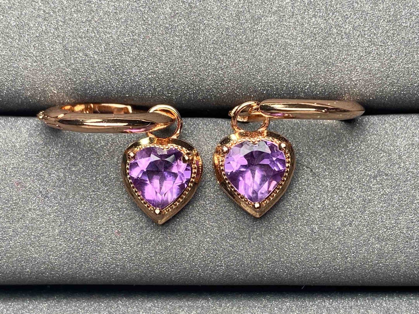 A2070 Amethyst Earrings