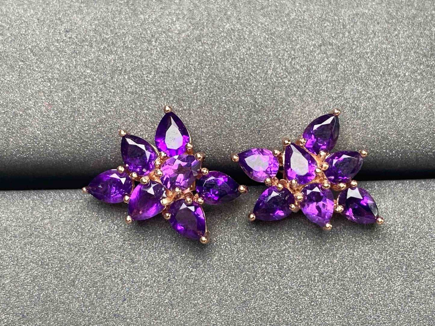 A2132 Amethyst Earrings