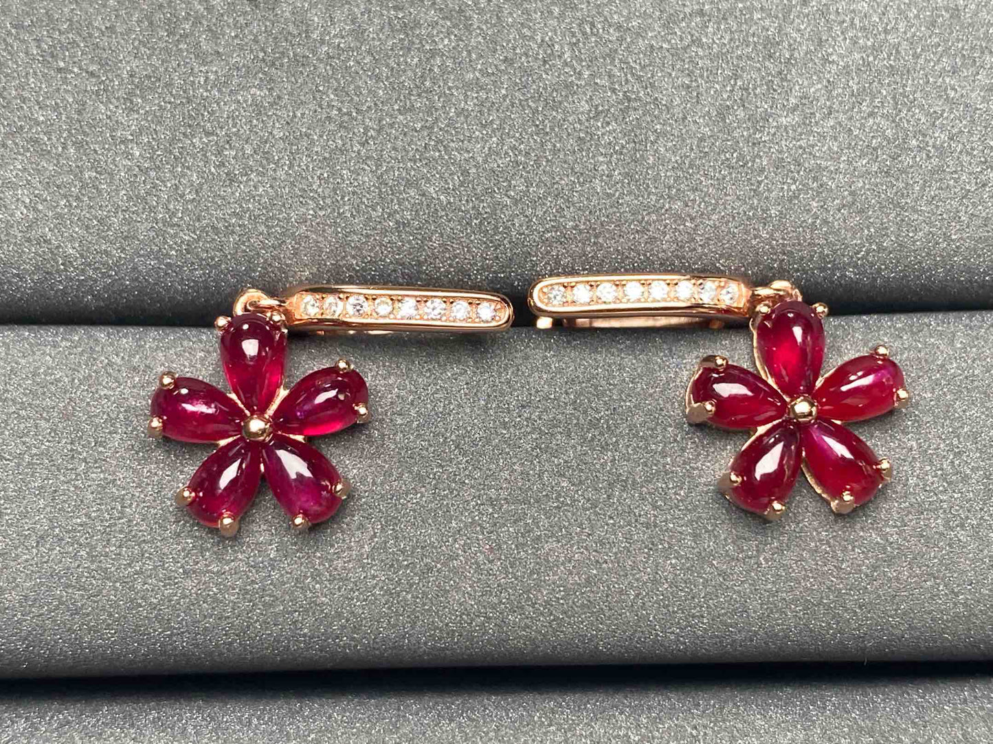 A2167 Ruby Earrings