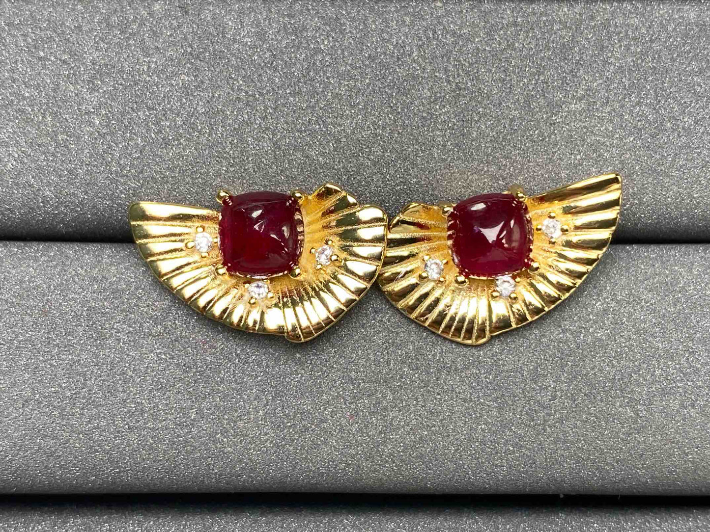 A2190 Ruby Earrings