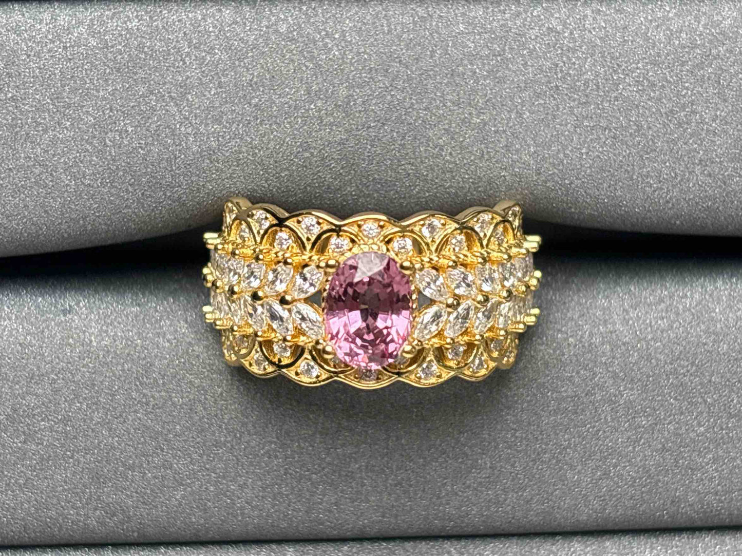 A3205 MaLaya Garnet Ring
