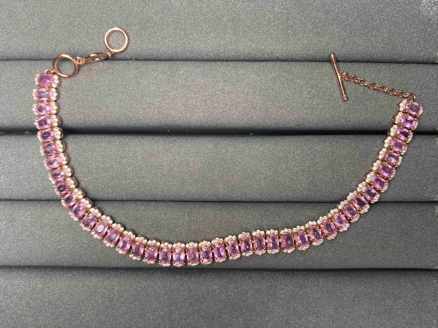 A3274 Pink Sapphire Bracelet