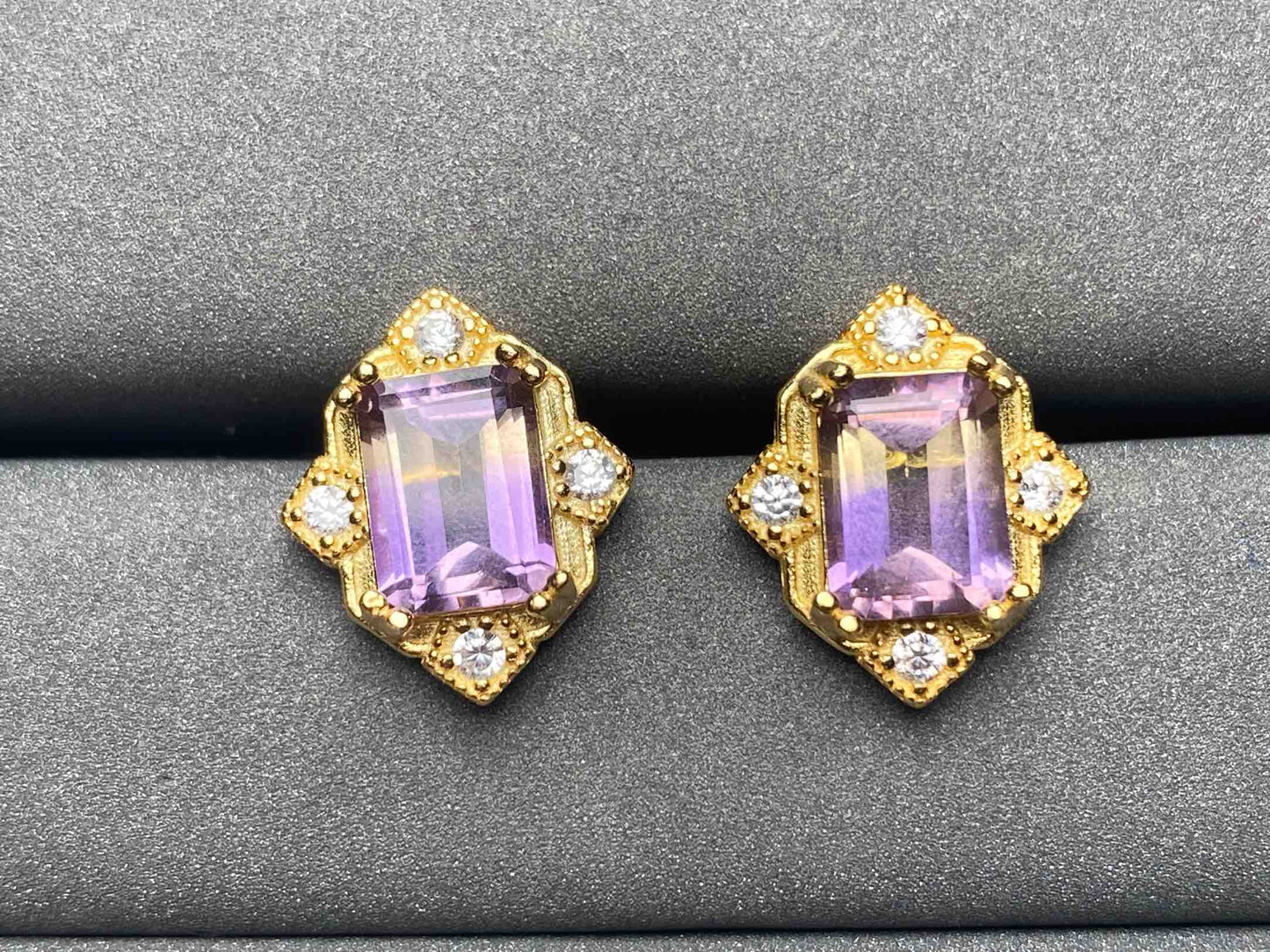 A3293 Ametrine Earrings