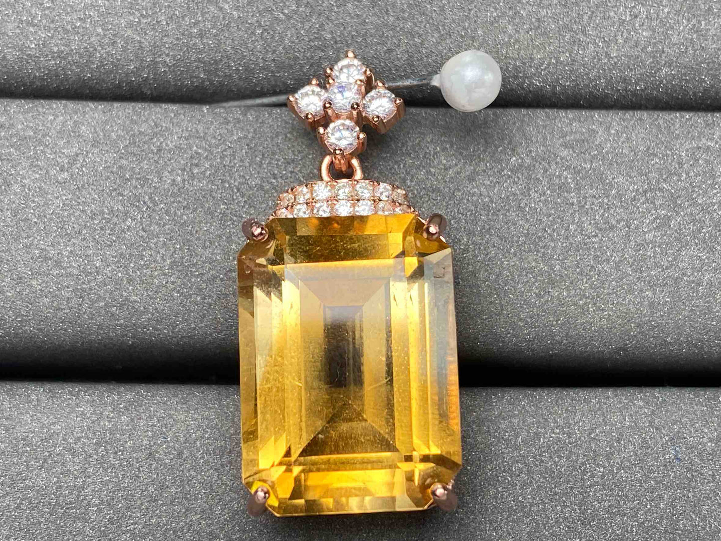 A3345 Citrine Pendant