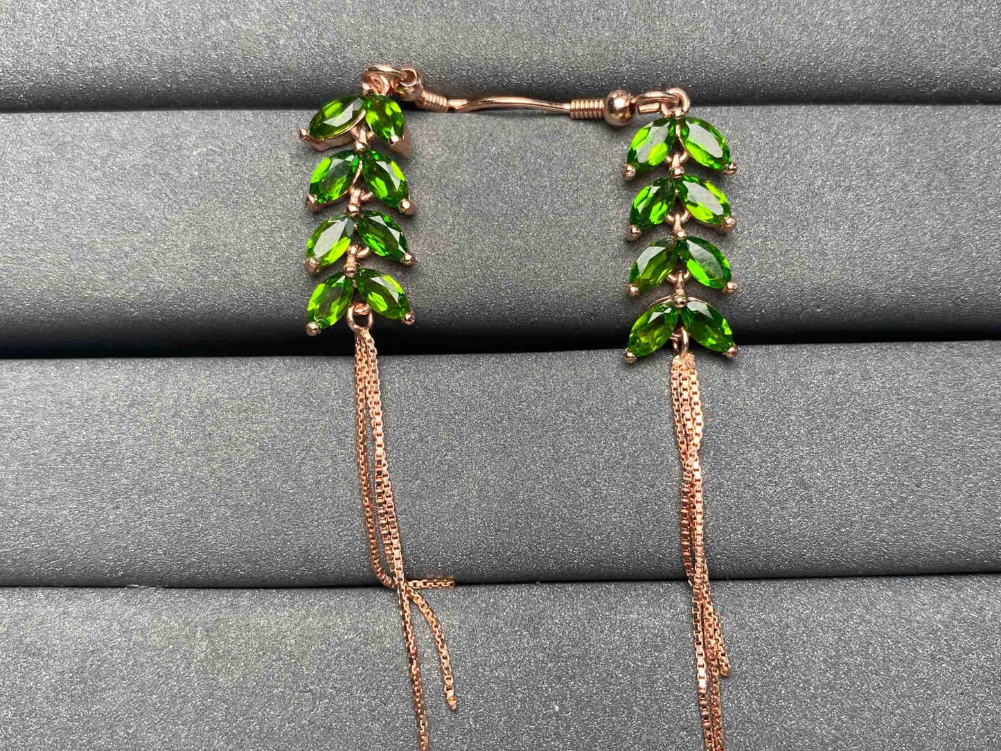 A3531 Diopside Earrings