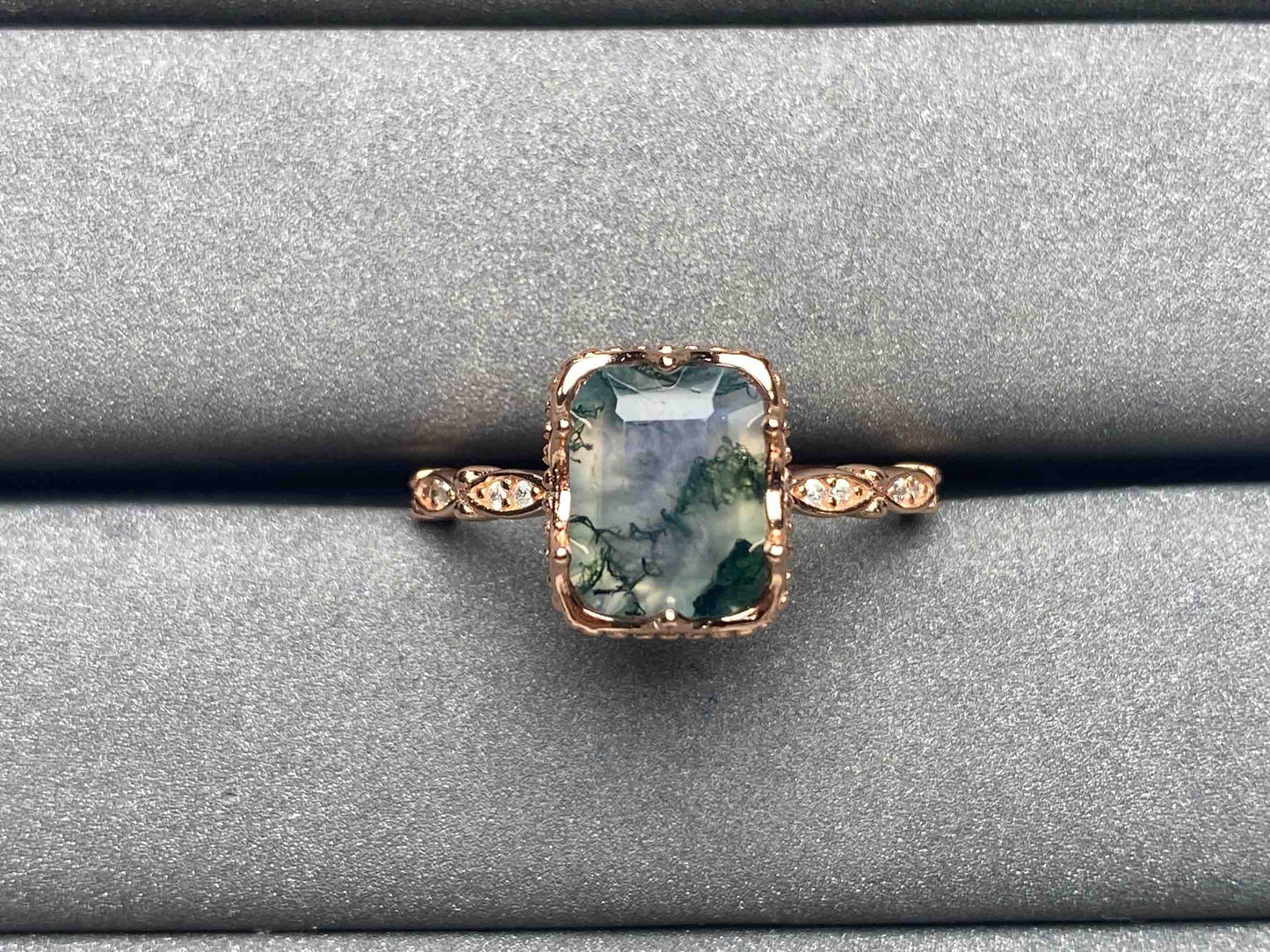 A3651 Moss Agate Ring