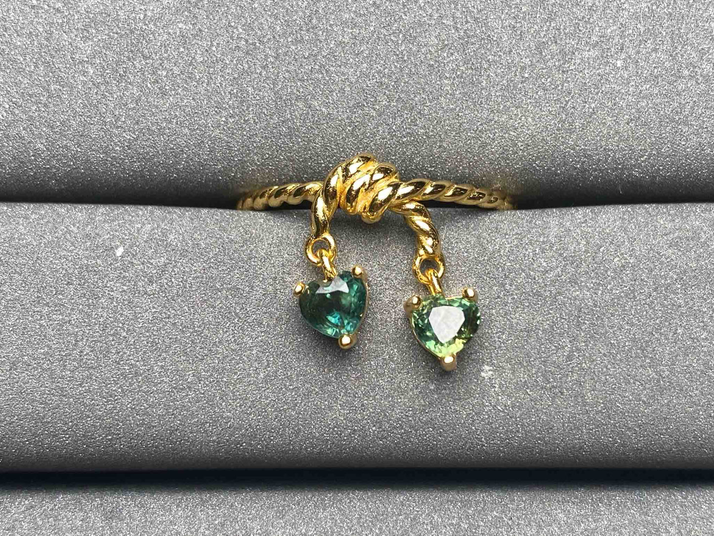 A3679 Teal Sapphire Earrings