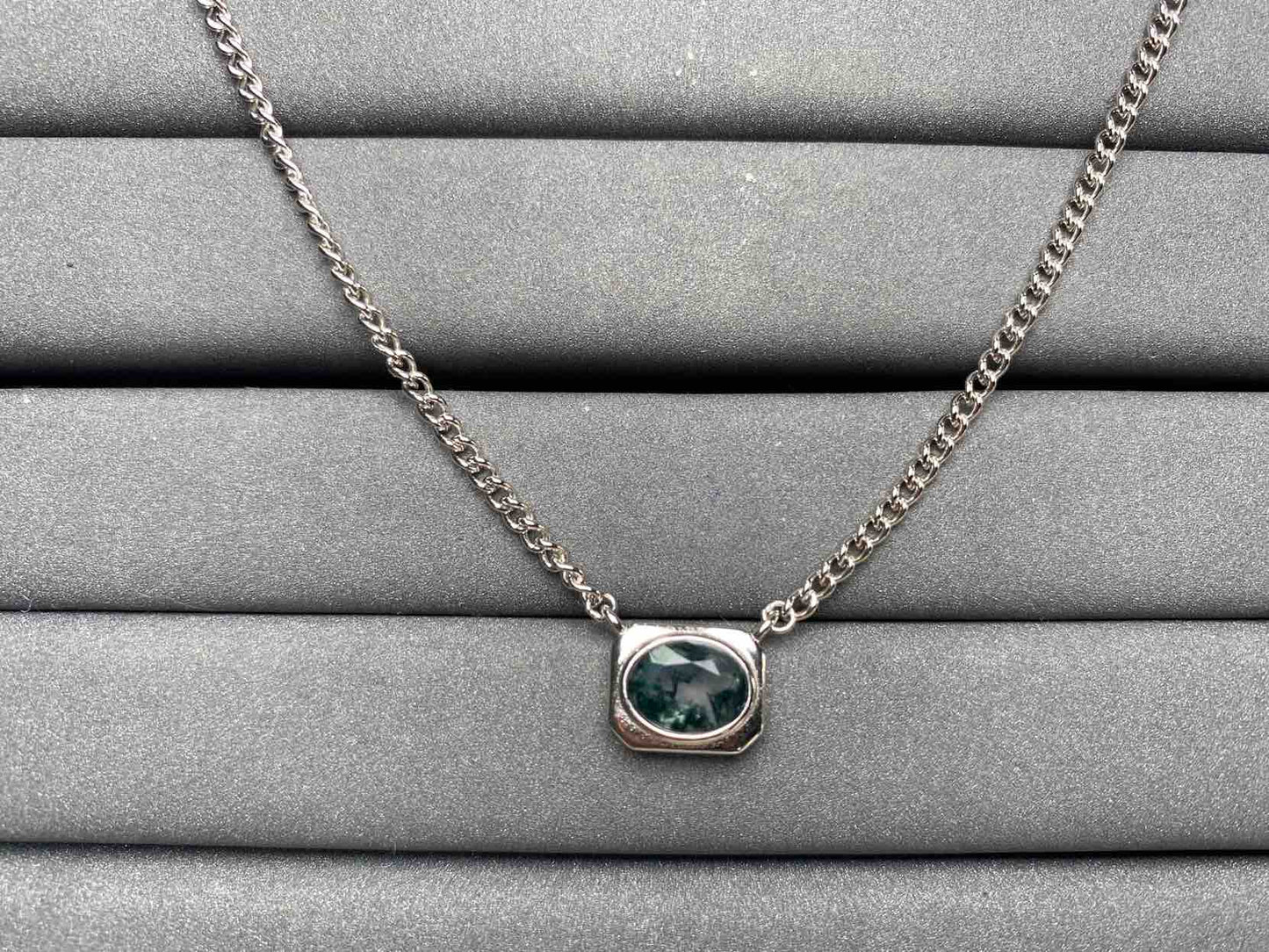 A3732 Moss Agate Necklace