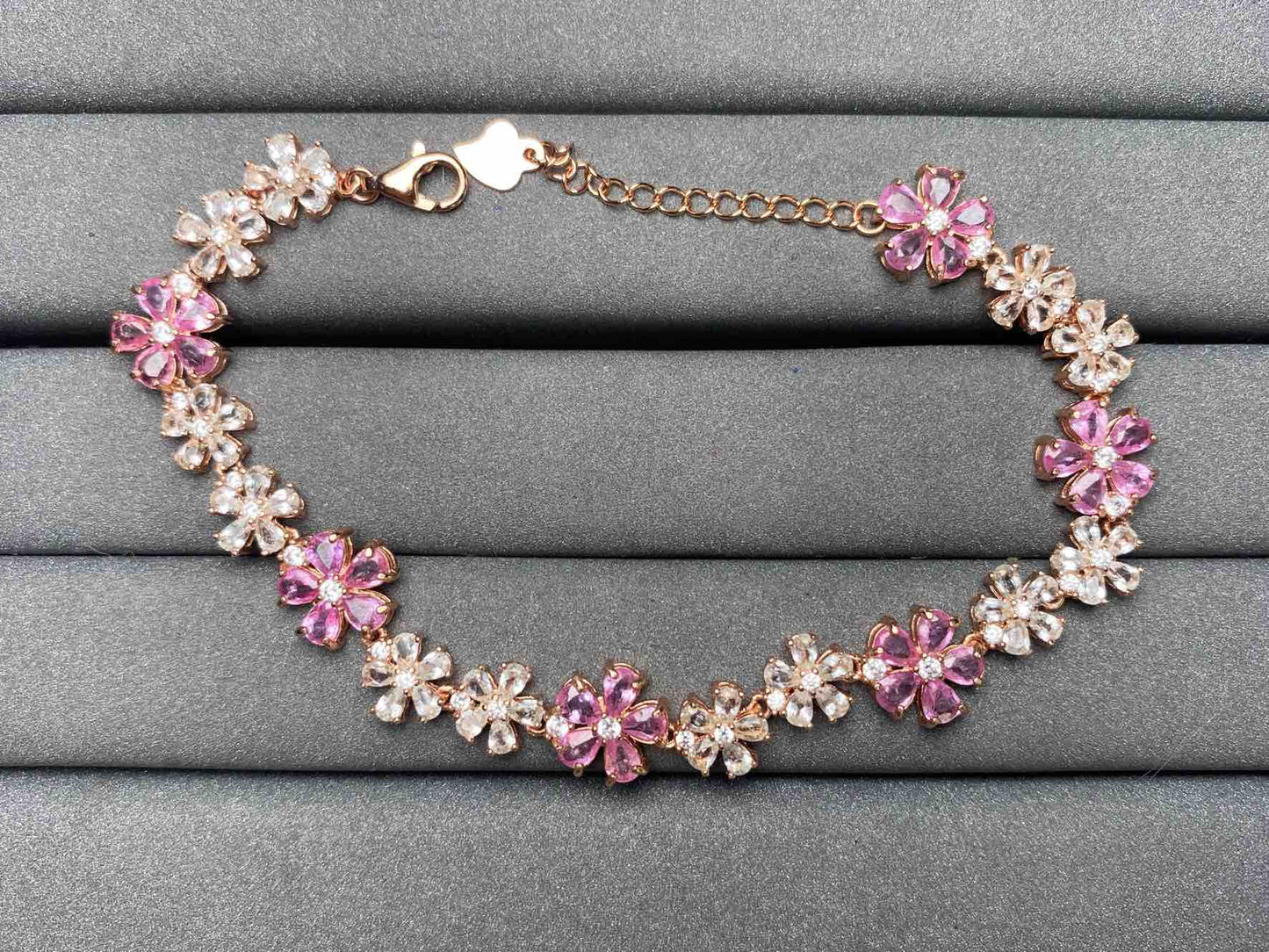 A4519 Pink Sapphire Bracelet
