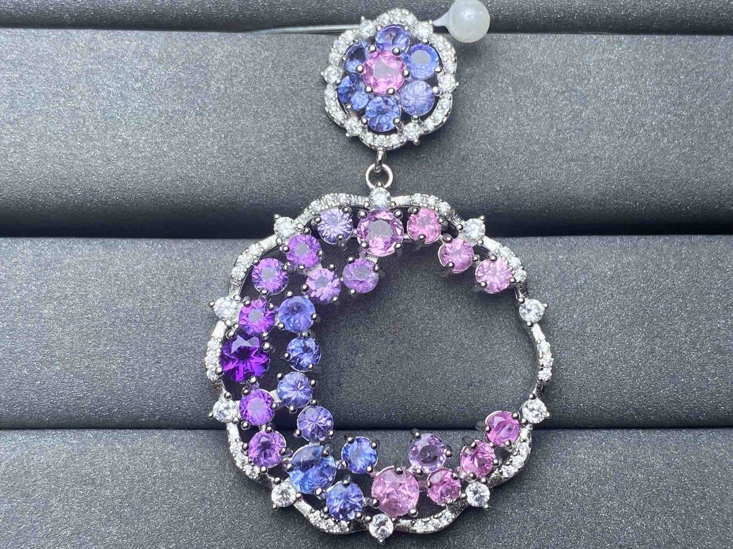 A4616 Pink Sapphire Pendant