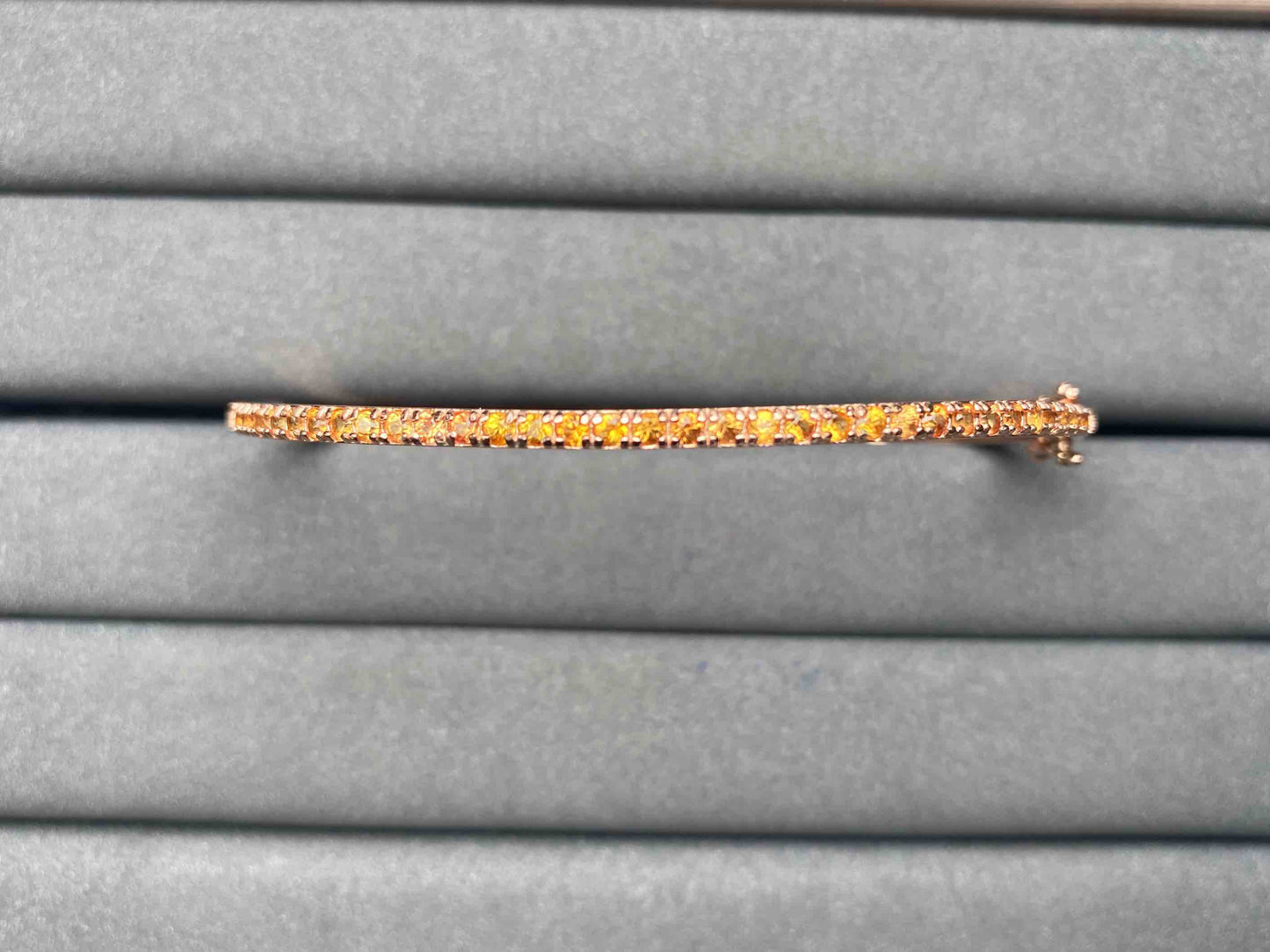 A4776 Yellow Sapphire Bangle