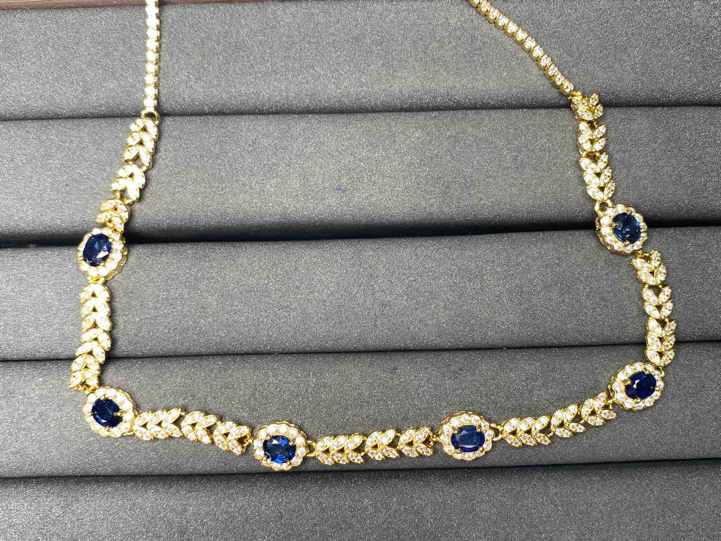 A5047 Blue Sapphire Necklace