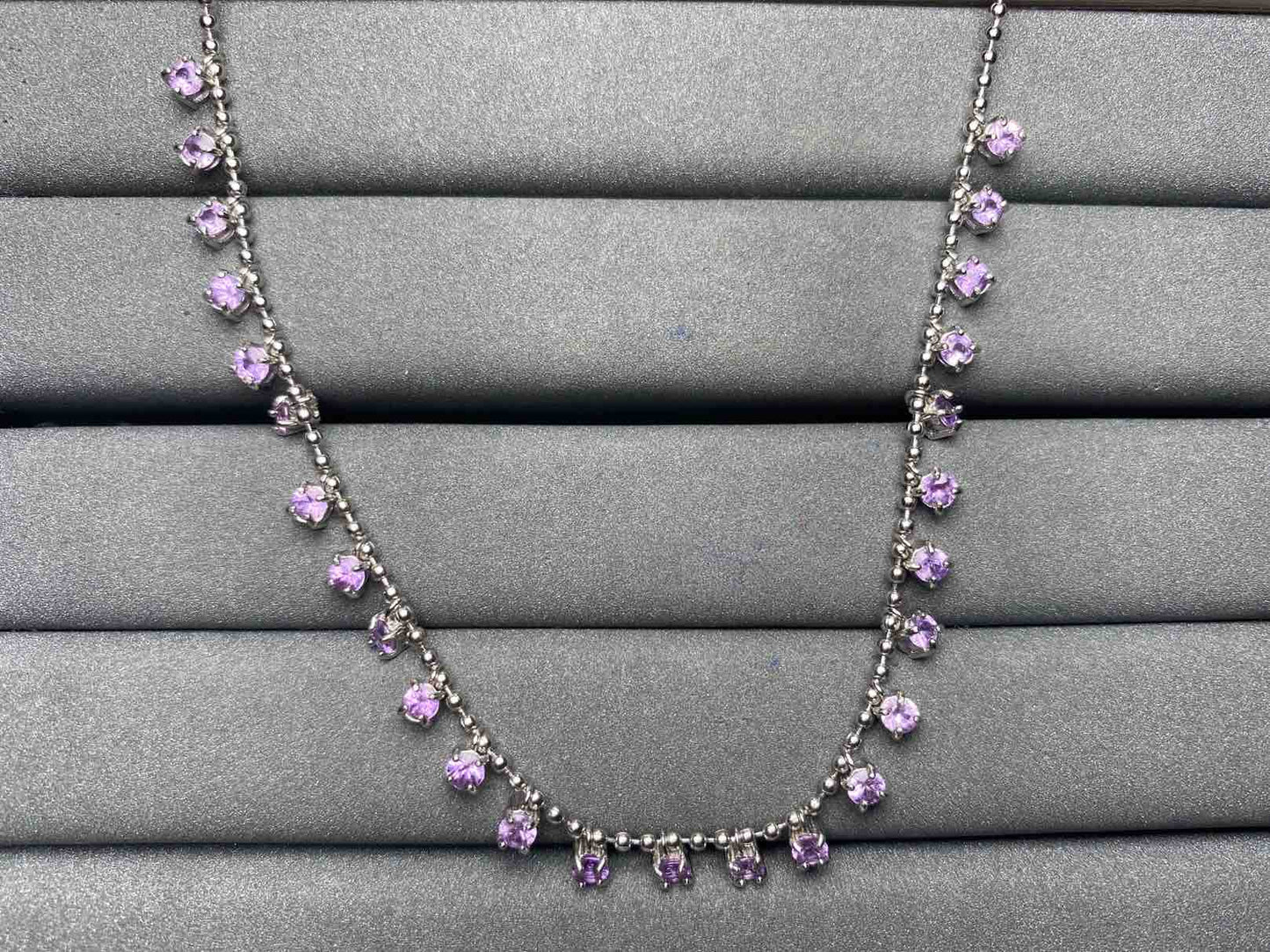 A5078 Purple Sapphire Necklace