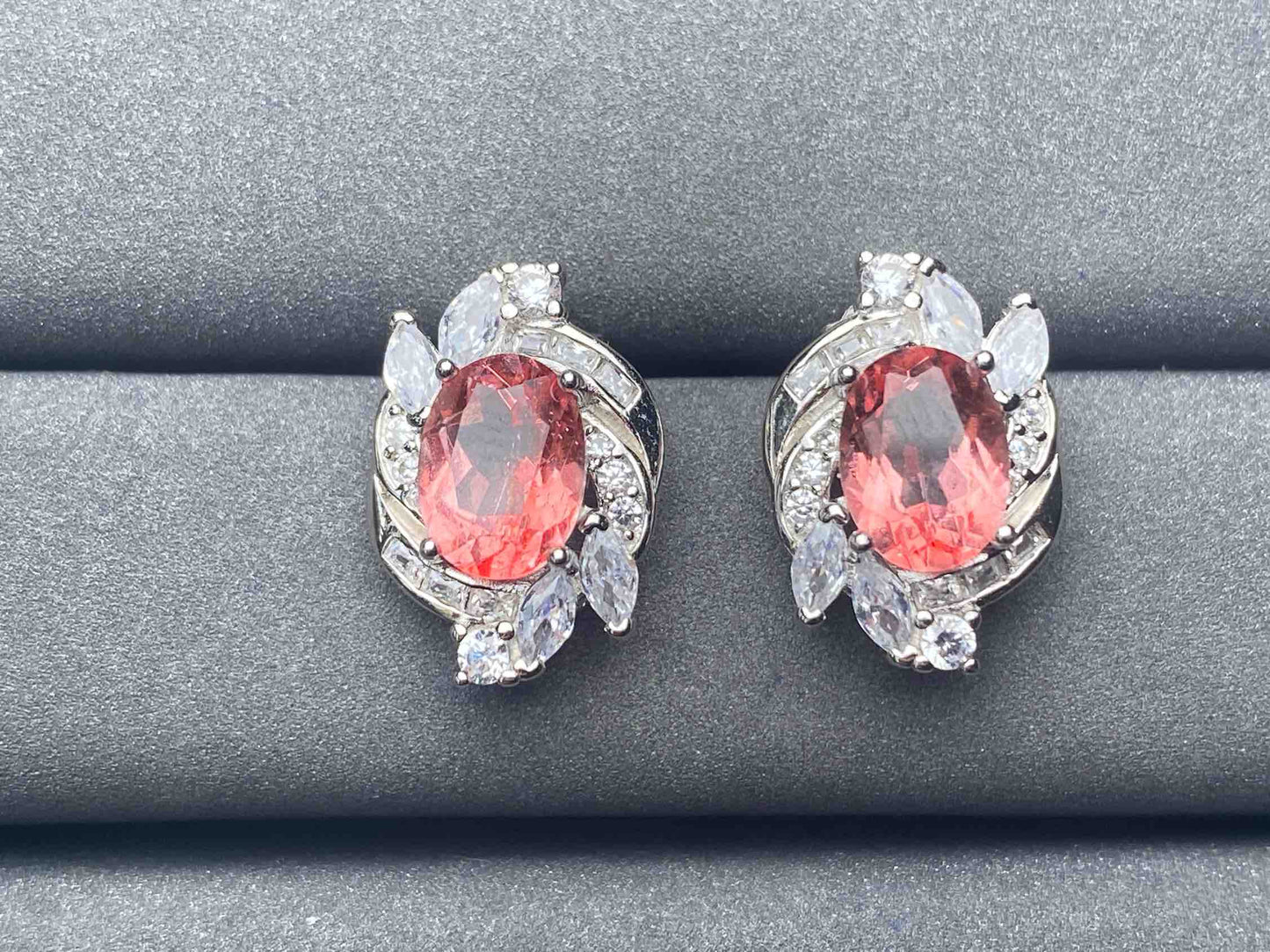 A5241 Lotus topaz Earrings
