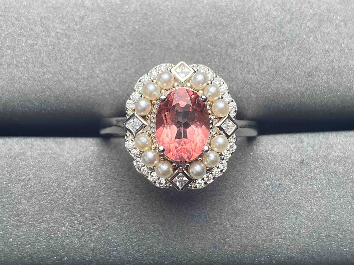A5252 Lotus topaz Ring