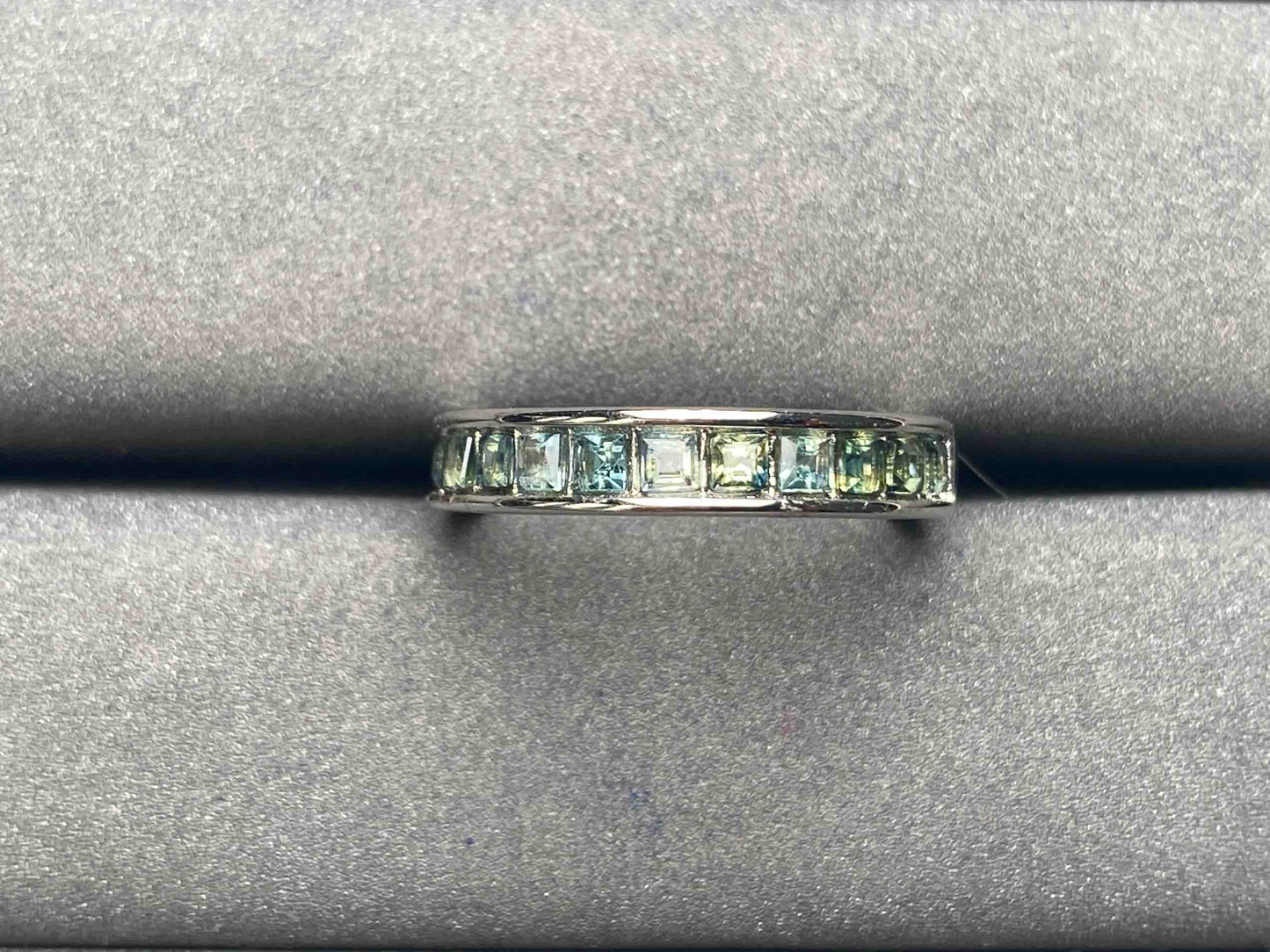 A5397 Teal Sapphire Ring