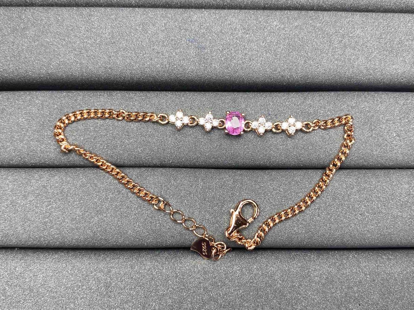 A559 Pink Sapphire Necklace
