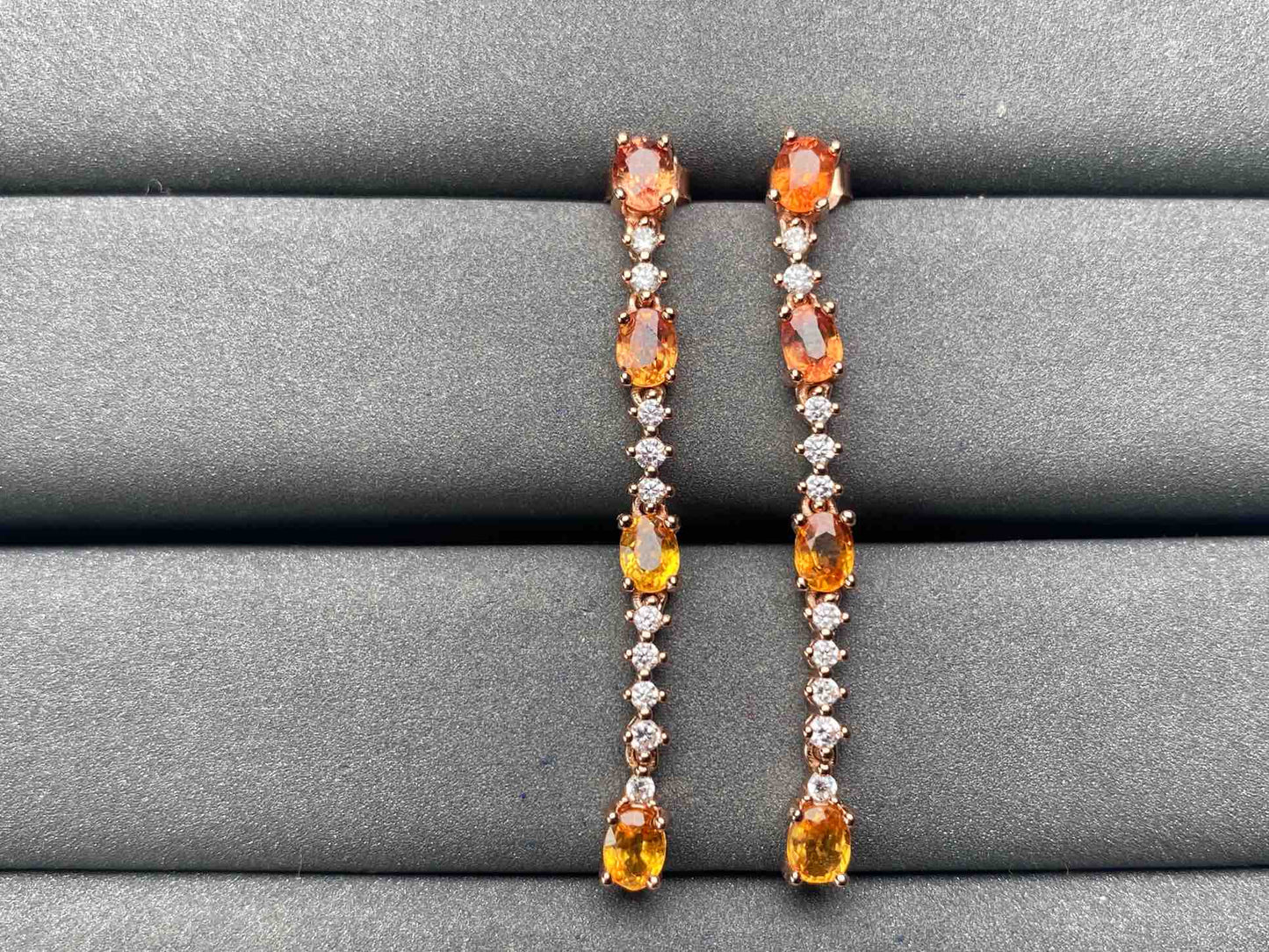 A5702 Colorful Sapphire Earrings